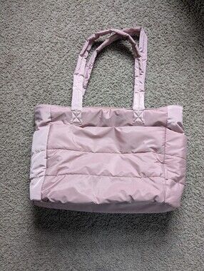 🩷 NWOT Bagsmart Pink Puffer Tote